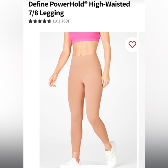 Fabletics Define Powerhold High-Waisted 7/8 legging - Picture 1 of 6
